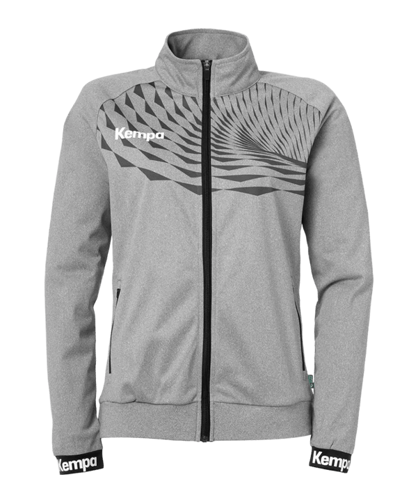 Kempa Wave 26 Poly Trainingsjacke Damen Grau F05 - grau