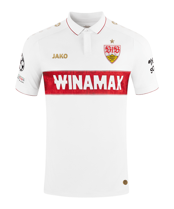 JAKO VfB Stuttgart Trikot UCL 2024/2025 Weiss F000 - weiss