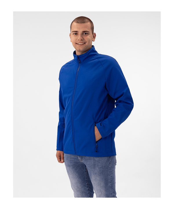JAKO Team Veste Softshell Bleu C04 - bleu