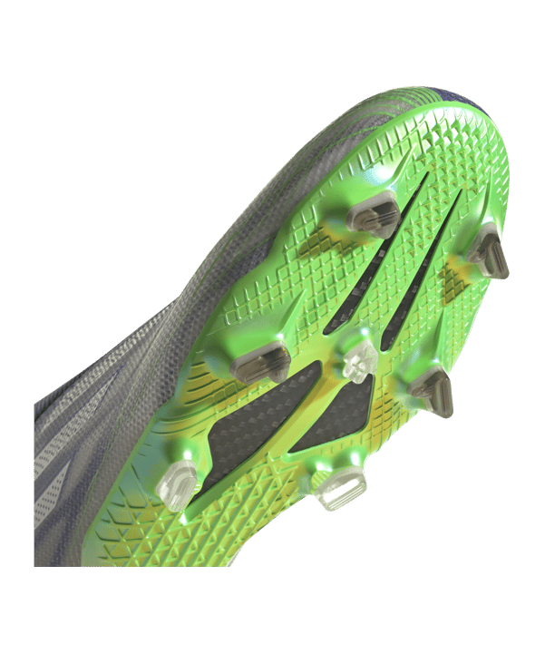 adidas X Speedflow+ Adizero FG Weiss Lila Grün - weiss