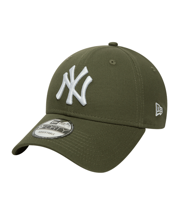 New Era NY Yankees 9Forty League Essential Cap Weiss - gruen