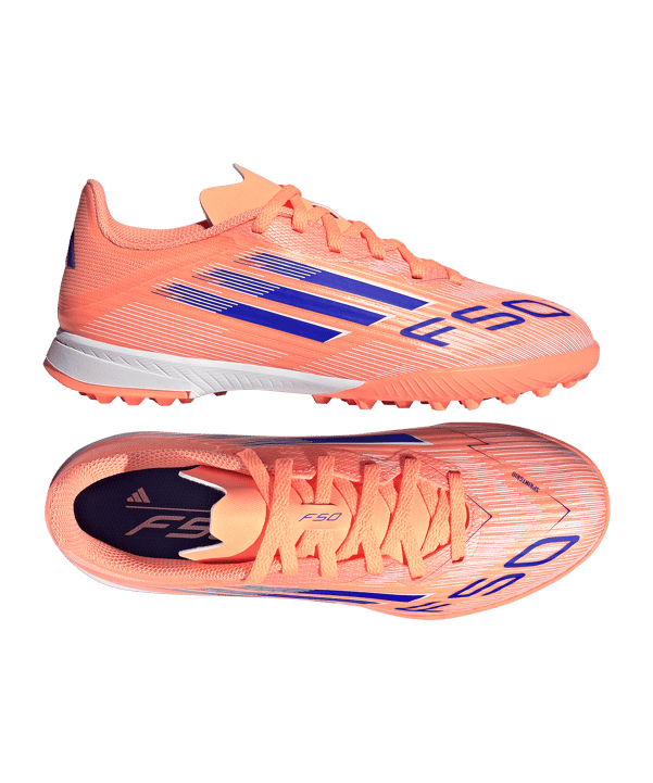 adidas F50 League TF Coral Blaze Kids Orange - orange