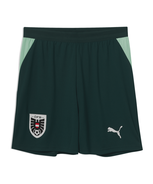 PUMA ÖFB Austria Pantaloncini Away CM 2026 Verde C04 - verde