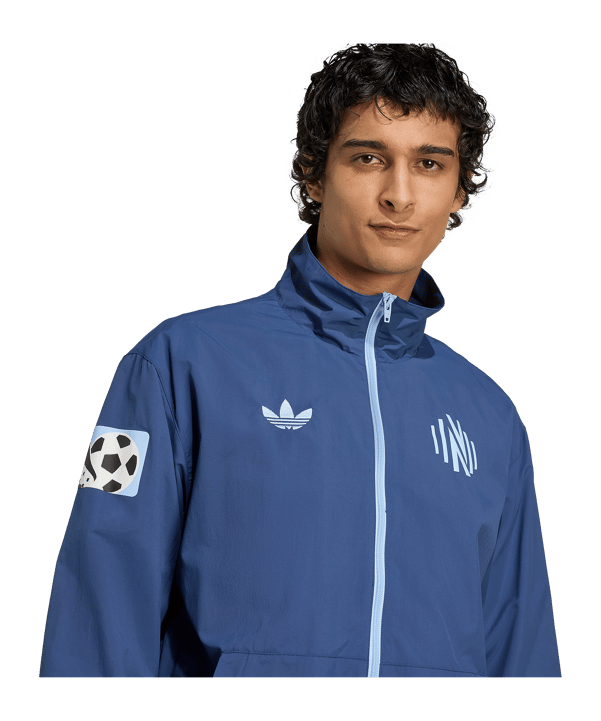 adidas Nashville SC Anthem Jacke Blau - blau