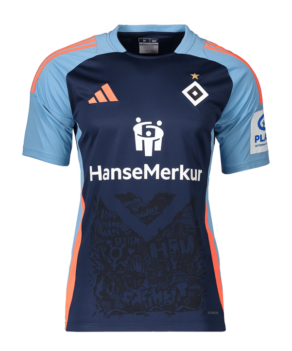adidas Hamburger SV Weltmädchentag Trikot Blau - blau