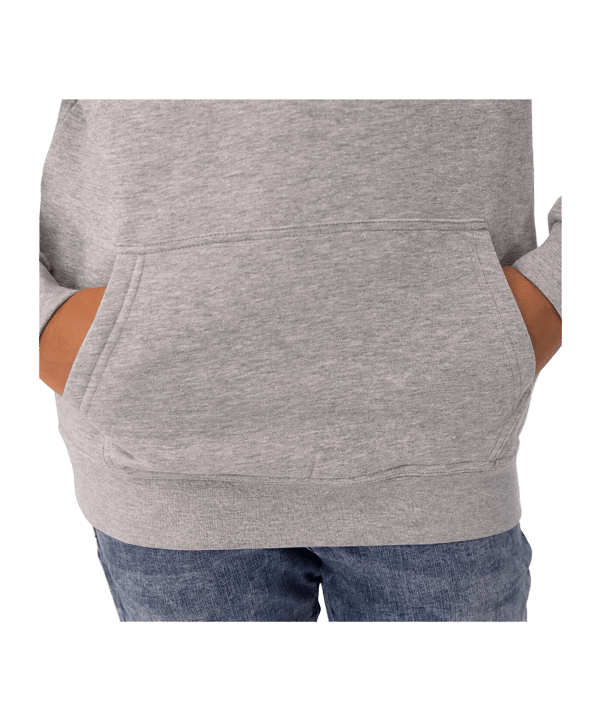 JAKO Organic Hoody Kids Grau F520 - grau