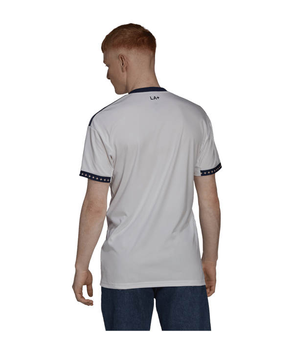 adidas LA Galaxy Trikot Home 2022 Weiss Blau - weiss