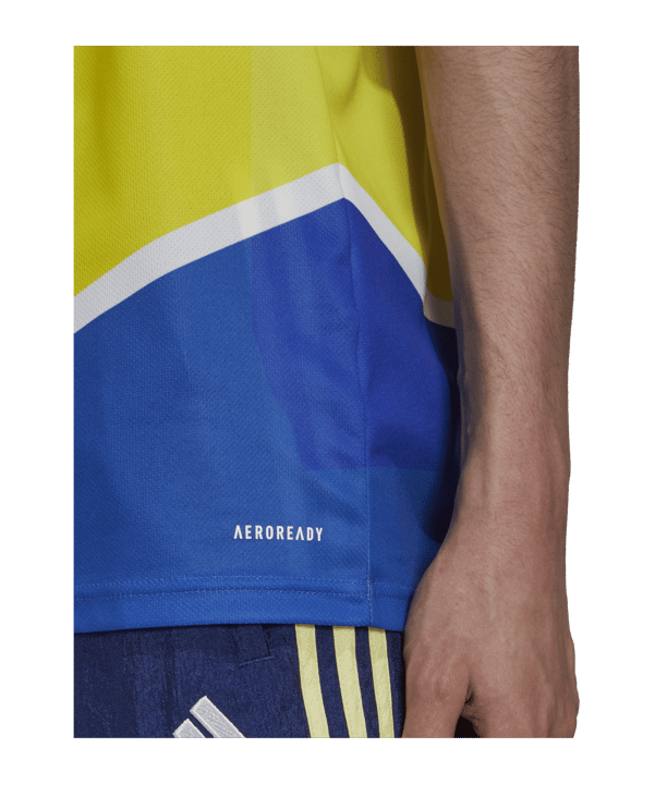 adidas Juventus Turin Trikot UCL 2021/2022 Gelb Blau - gelb