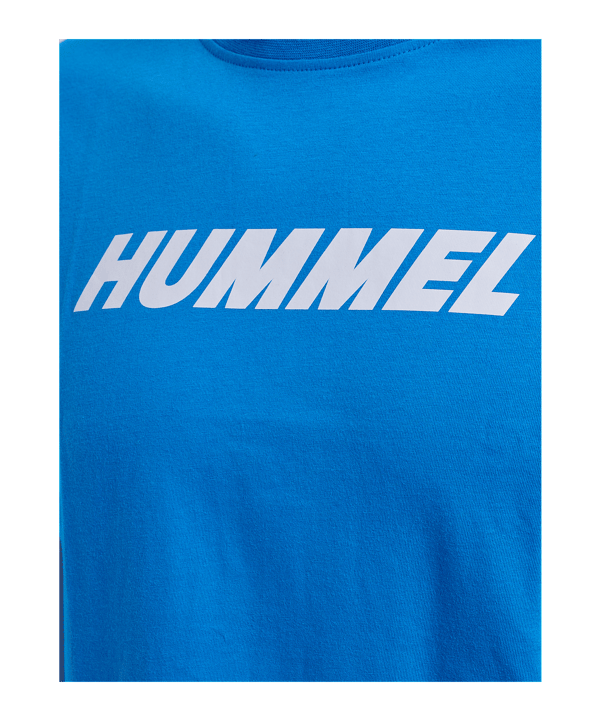 Hummel Elemental Logo Cotton T-Shirt Blau F7335 - blau