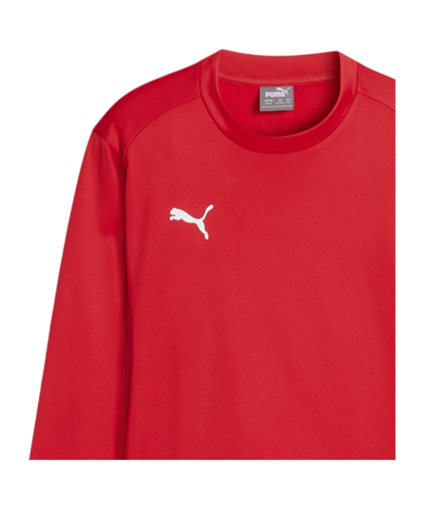 PUMA teamGOAL Training Sweatshirt Kids Rot F01 - rot