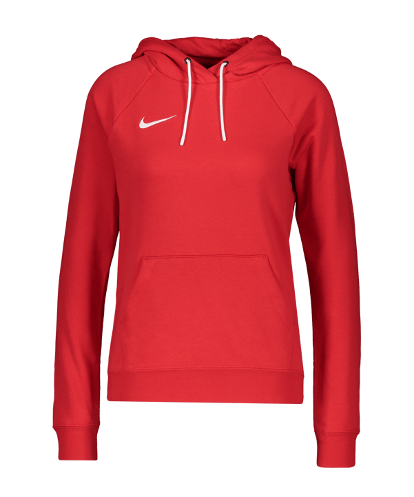 Nike Park 20 Fleece Hoody Damen Rot Weiss F657 - rot