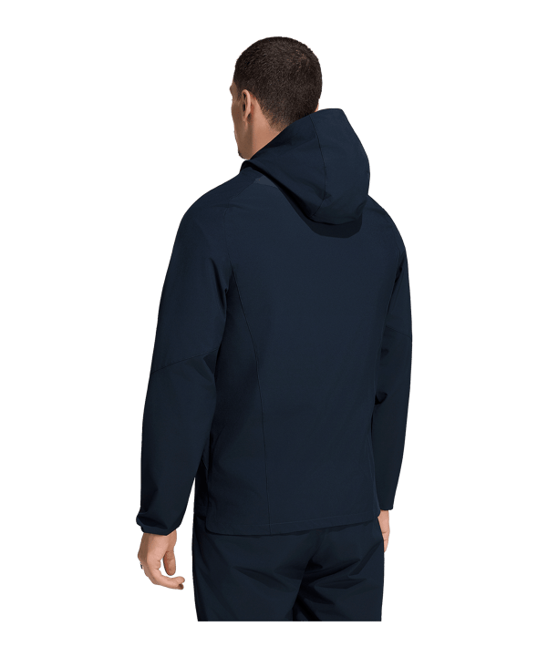 adidas Real Madrid Tiro Travel Windbreaker Blu - blu