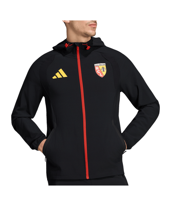 adidas RC Lens Tiro Travel Windjacke Schwarz - schwarz