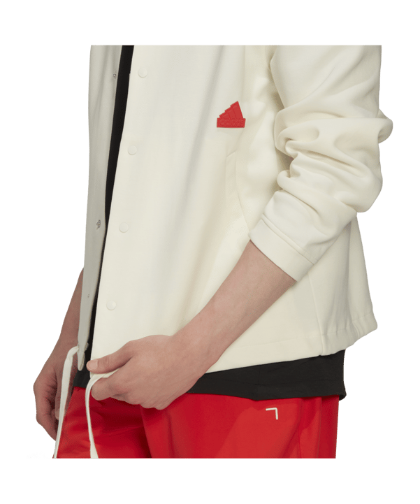 adidas New Coach Jacke Weiss - weiss