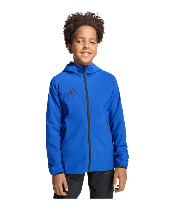adidas Tiro Travel Windjacke Kids Blau - blau