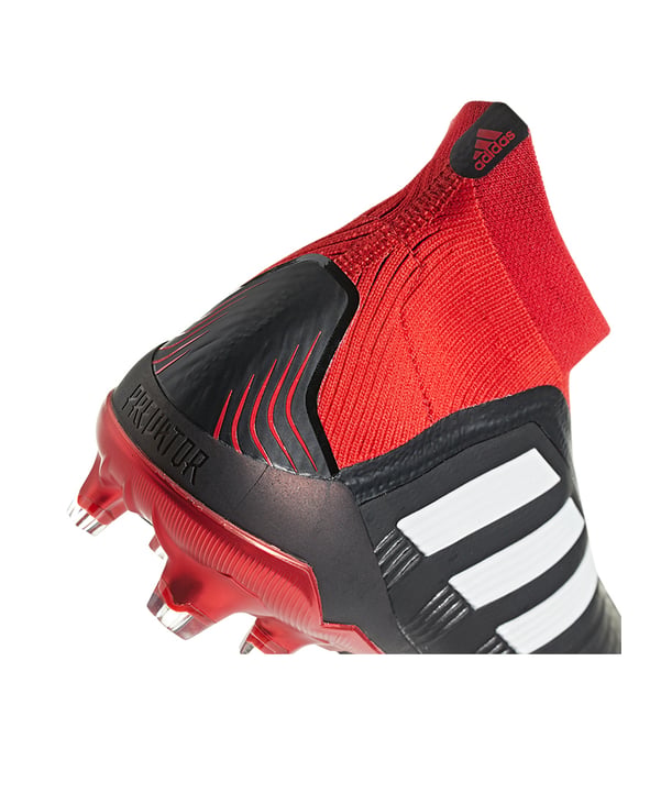 adidas Predator 18+ FG Schwarz Rot - schwarz