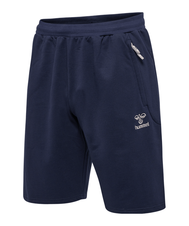 Hummel Move Grid Cotton Short Blau F7026 - blau