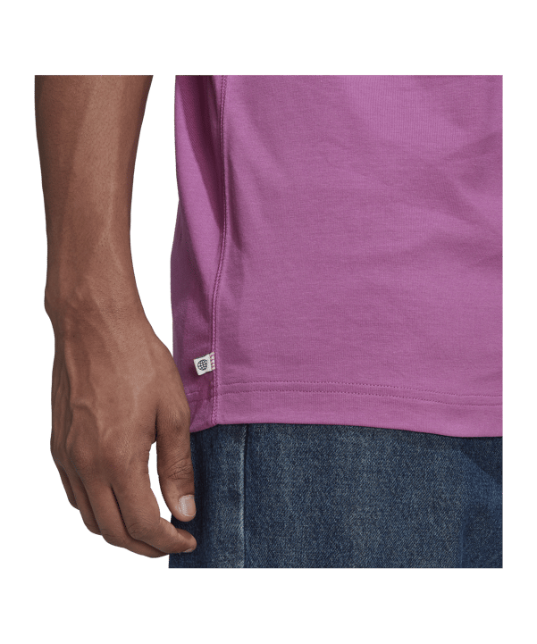 adidas Originals Classic T-Shirt Lila - lila