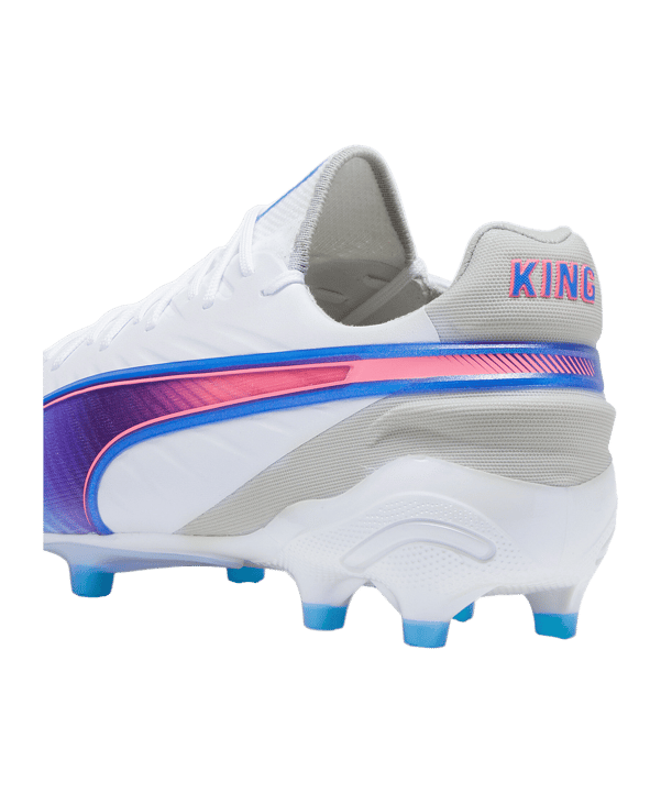 PUMA KING Ultimate FG/AG Formula Weiss Blau F02 - weiss