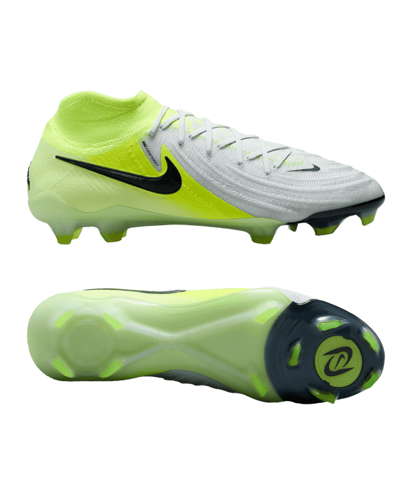 Nike Phantom Luna II Elite FG Mad Voltage Silber Schwarz F003 - silber