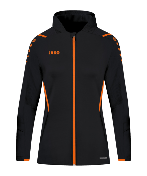 JAKO Challenge Trainingsjacke Damen Orange F807 - schwarz