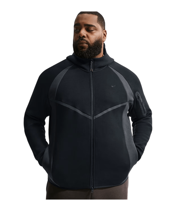 Nike Tech Color Block Jas Zwart K010 - zwart
