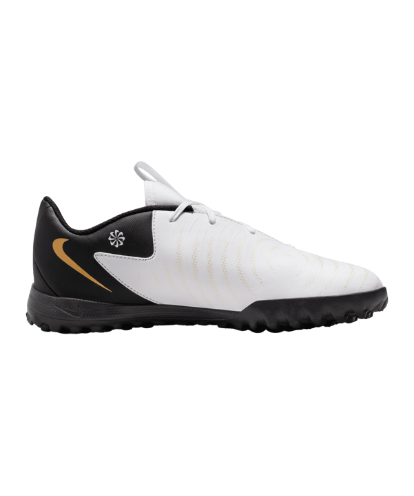 Nike Jr Phantom GX II Academy TF Kids Mad Ready Weiss Schwarz Gold F100 - weiss