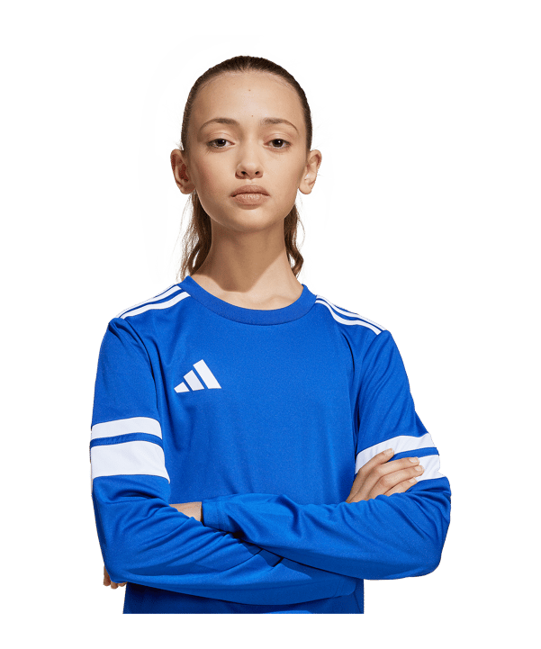 adidas Squadra 25 Trikot Langarm Kids Blau - blau