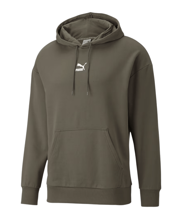 PUMA Classics Oversized Hoody Verde C044 - verde