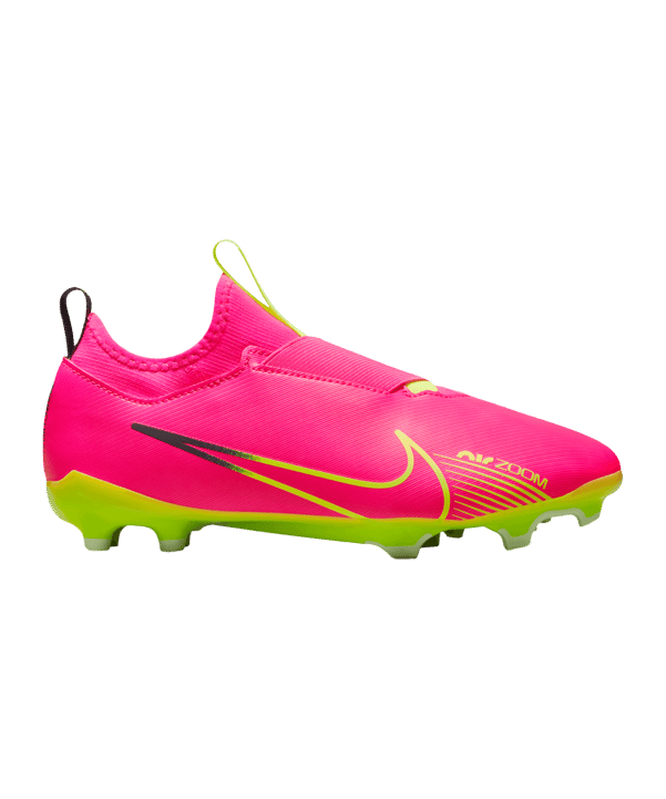 Nike Jr Air Zoom Mercurial Vapor XV Academy FG/MG Luminous Kids Pink Gelb F605 - pink