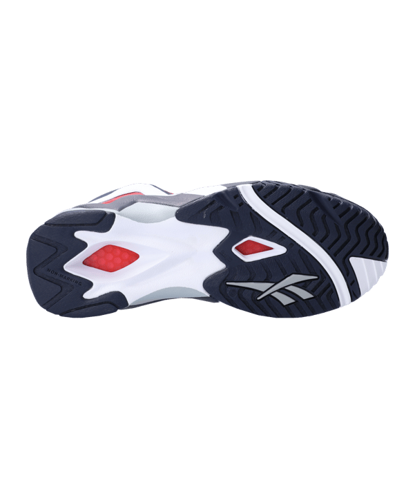 Reebok Kamikaze II High Blau Weiss Rot - blau