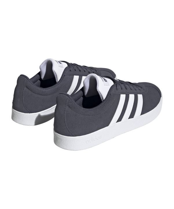 adidas VL Court 2.0 Suede Shoes Blue - blau