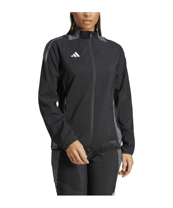 adidas Tiro 24 Competition Präsentationsjacke Damen Schwarz - schwarz