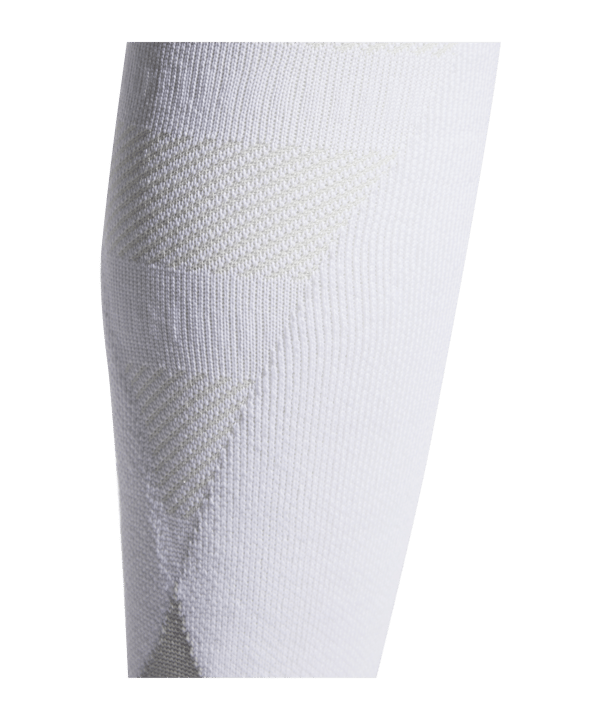 adidas 24 Strumpfstutzen Weiss Grau Schwarz - weiss