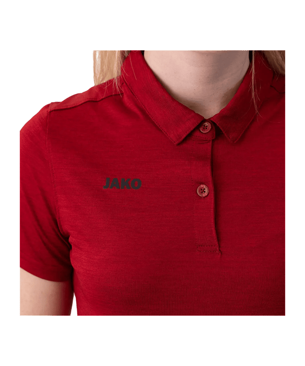 JAKO Premium Basic Polo Femmes Rouge C01 - rouge