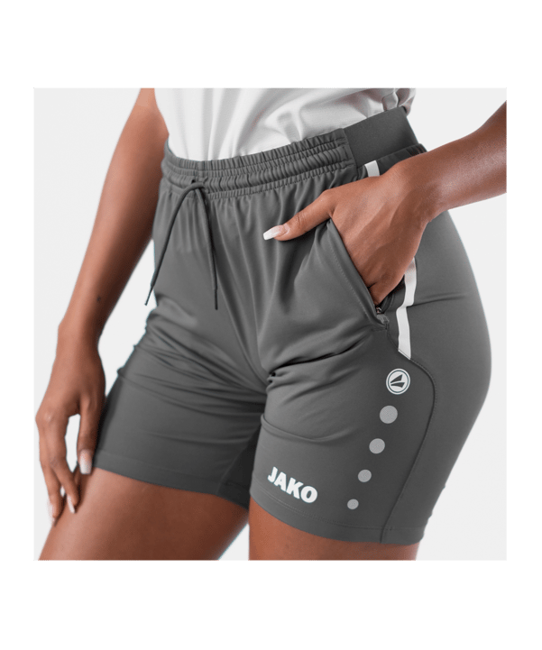 JAKO Allround Trainingsshort Damen Grau F820 - grau