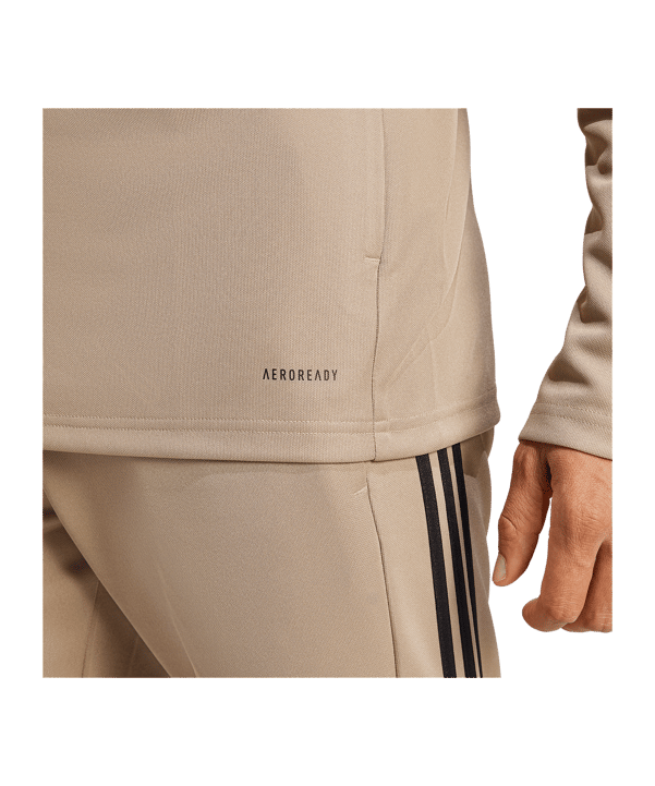 adidas Squadra 25 Trainingsjacke Beige Schwarz - schwarz