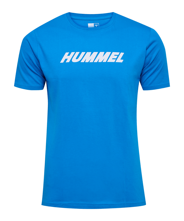 Hummel Elemental Logo Cotton T-Shirt Blau F7335 - blau