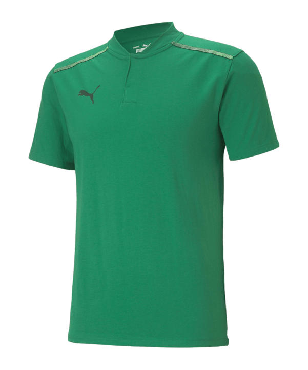 PUMA teamCUP Casuals Poloshirt Grün F05 - gruen