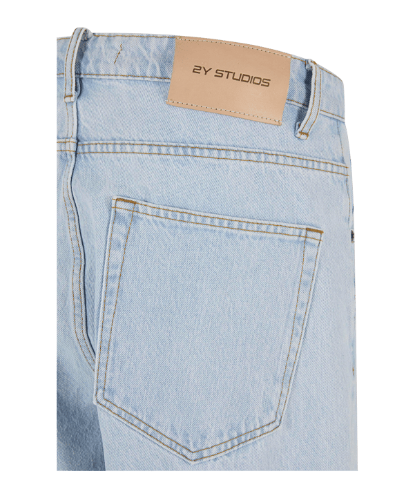2Y Studios Adrik Basic Baggy Jeans Hose Blau - blau