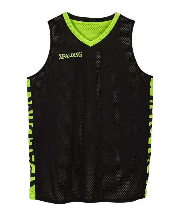 Spalding Essential Reversible Shirt Schwarz F05 - schwarz