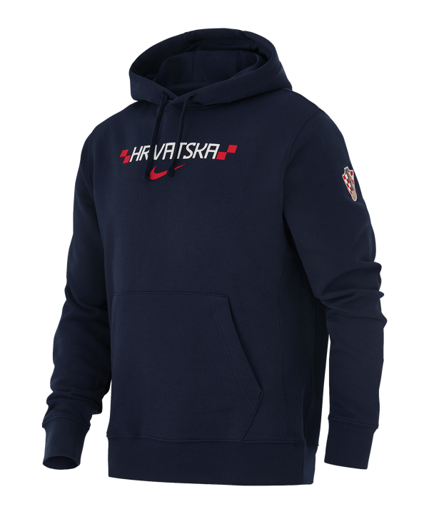 Nike HNS Kroatien Club Hoody Blau F451 - blau