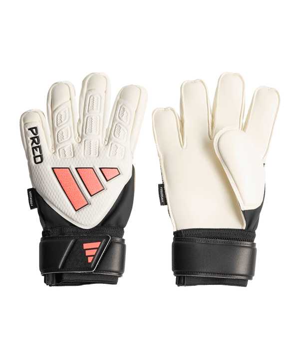 adidas Predator Match Fingersave Gants de gardien de but Enfants Blanc - blanc