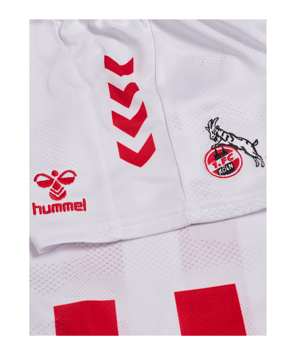 Hummel 1. FC Köln Mini Trikot Set Home 2025/2026 Kids Weiß F9402 - weiss