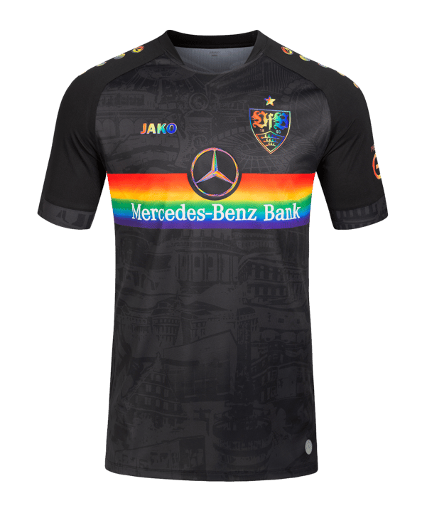 JAKO VfB Stuttgart Sondertrikot "Vielfalt" 2022/2023 Schwarz F800 - schwarz