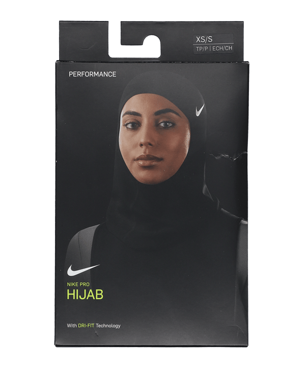 Nike Hijab Schal Schwarz F010 - schwarz