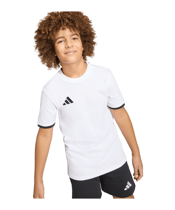 adidas Entrada 26 Trainingsshirt Kids Weiß - weiss