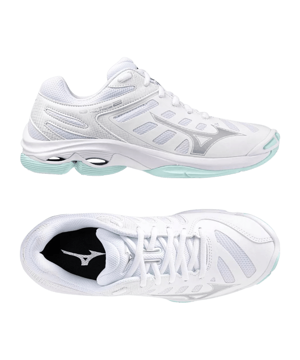 Mizuno Wave Voltage Dames Wit K45 - wit