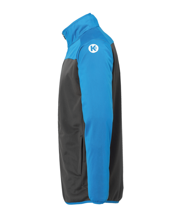 Kempa Prime Polyesterjacke Kids Grau Blau F02 - grau