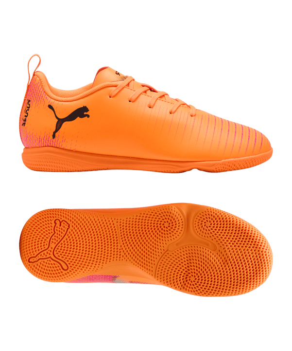 PUMA FUTURE 8 Play IN Hot Pursuit Enfants Orange C03 - orange